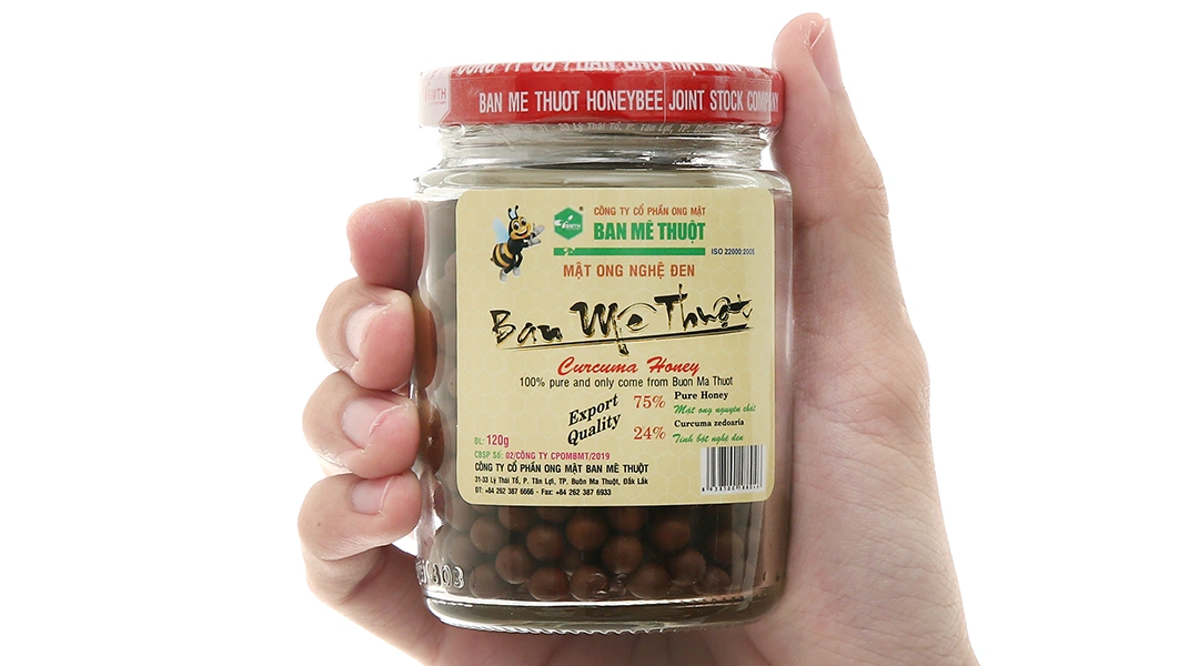 Viên mật ong nghệ đen Ban Mê Thuột hũ 120g - 5